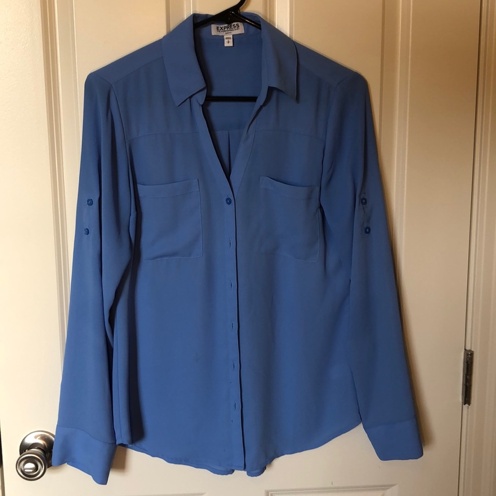 Express slim fit portofino shirt